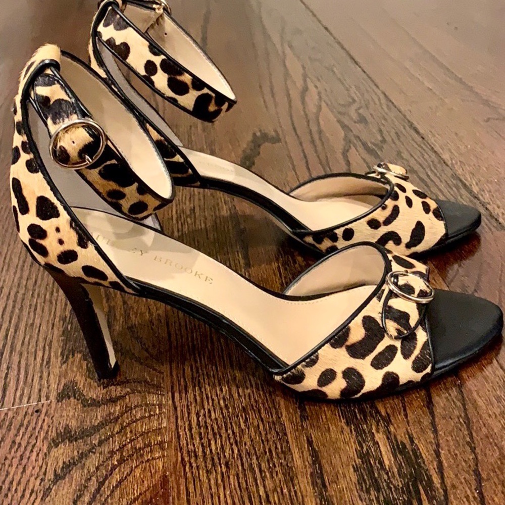 Audrey Brooke Leopard print heels